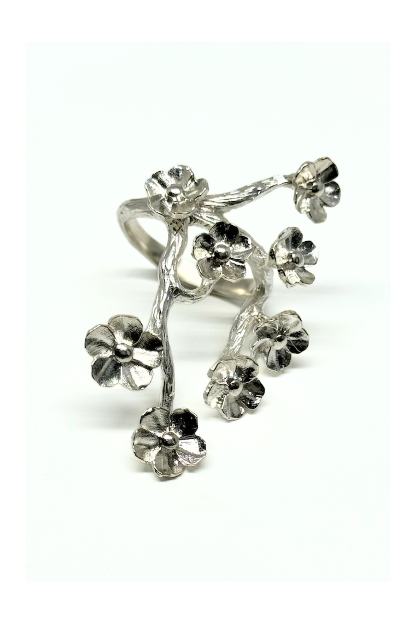 Hibiscus Branch Silver